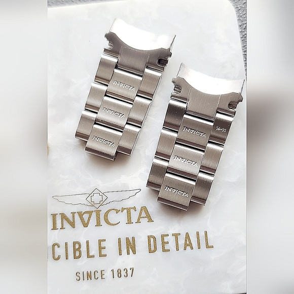 Invicta Grand Diver/Pro Diver Stainless Steel set of Lugs - Picture 2 of 2